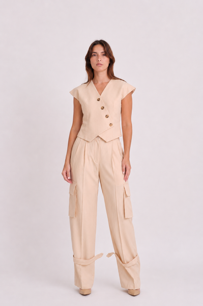BEIGE VEST