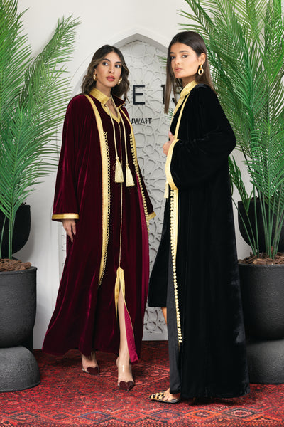 moroccan set || (burgundy)