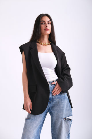SINGLE SLEEVE BLAZER