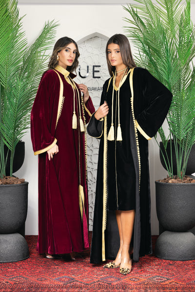 moroccan set || (burgundy)