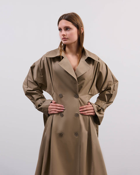 Lace trench