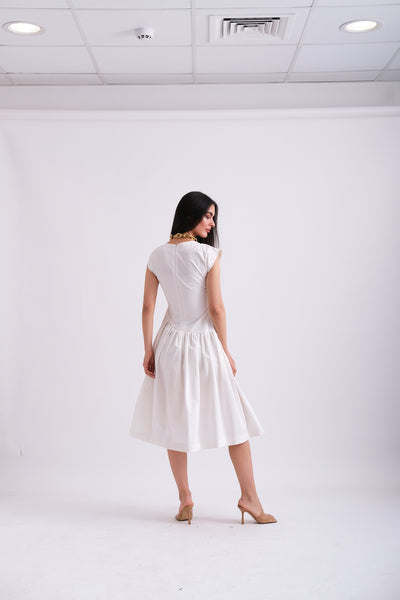DROP WAIST DRESS