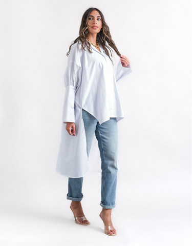 poplin white shirt