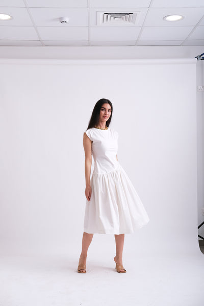 DROP WAIST DRESS