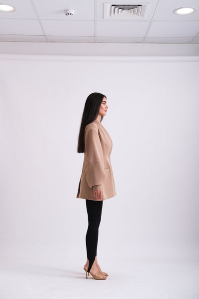 NUDE BALLOON BLAZER