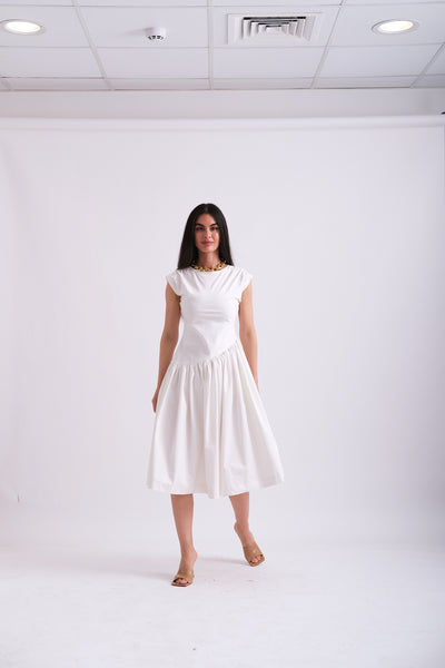 DROP WAIST DRESS