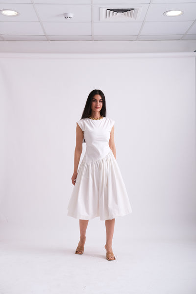 DROP WAIST DRESS