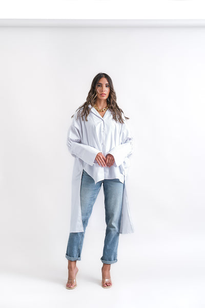 poplin white shirt