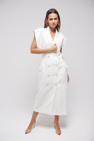TAILORED VEST DRESS