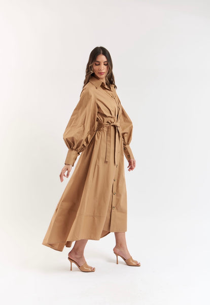 THE NOMAD DRESS(TAN)
