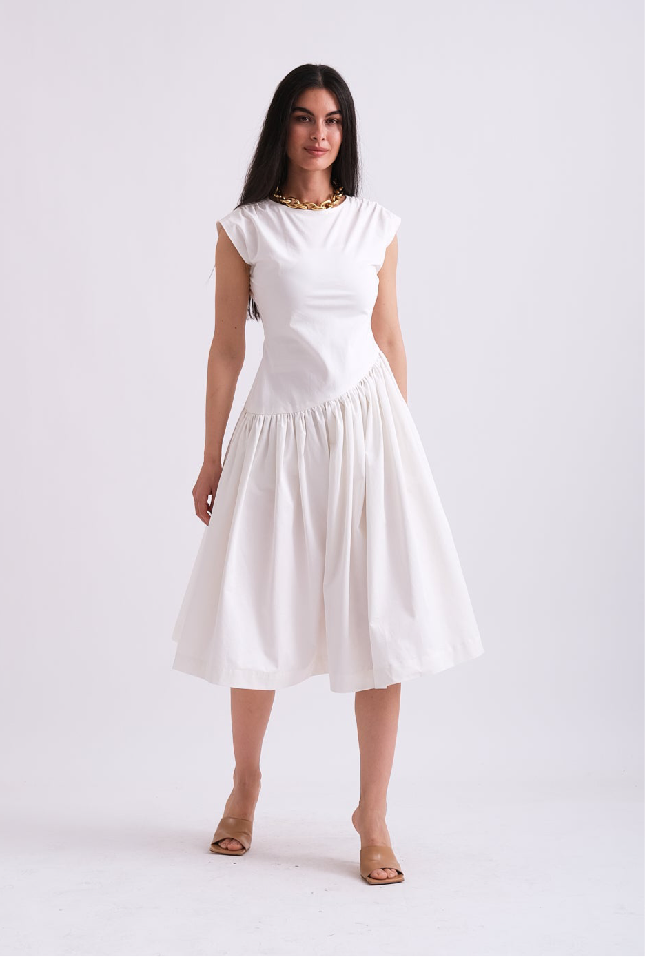 DROP WAIST DRESS