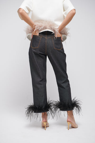 BLACK FEATHER JEANS