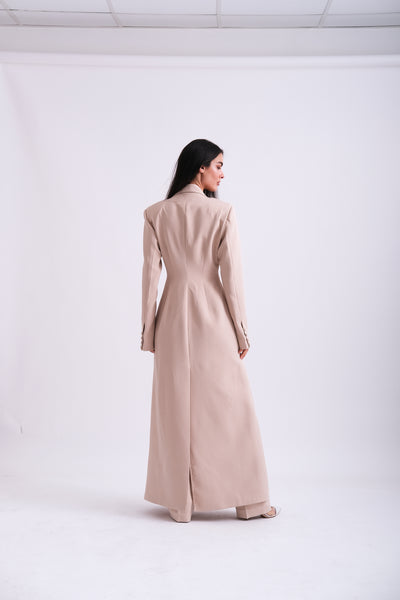 BEIGE MAXI BLAZER