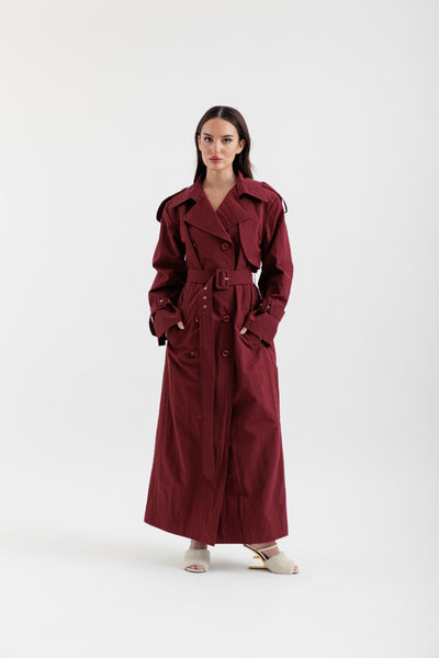 Burgundy trench