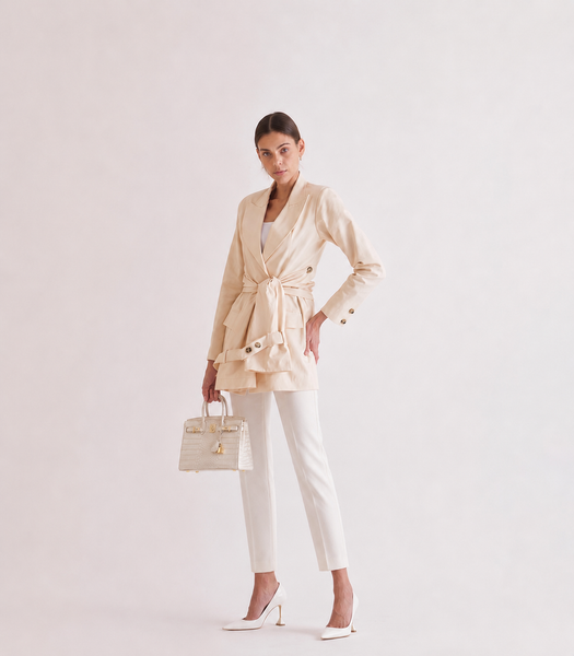 SLEEVE WRAPPED BLAZER