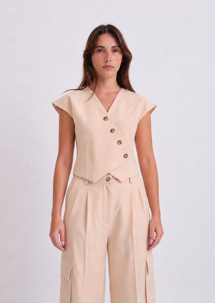BEIGE VEST
