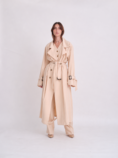 BEIGE SUMMER TRENCH