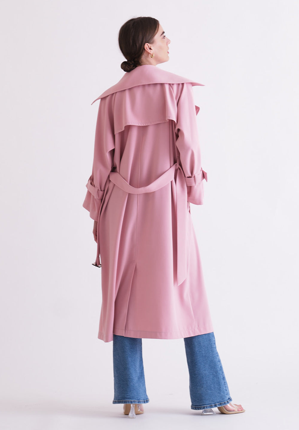 PINK TRENCH COAT – Rue15 by Muneera Al Majed