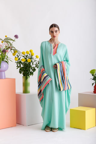 Turquoise kaftan