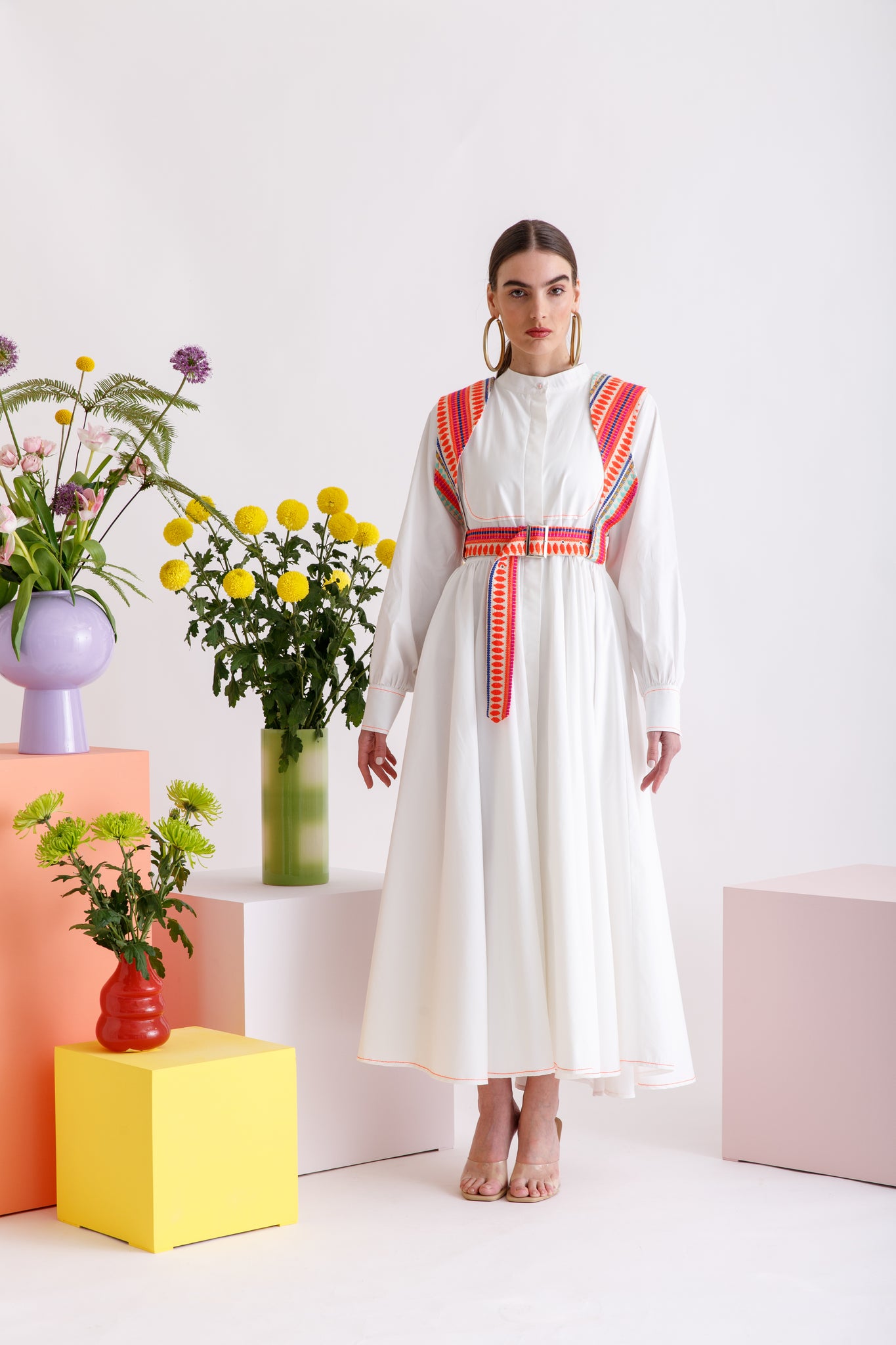 Neon vest kaftan