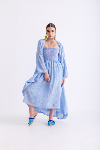 The Bisht(Blue)