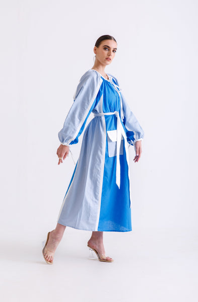 Ukrainian Dress(Blue)