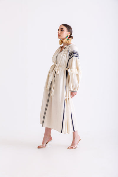 Ukrainian Dress(offwhite)