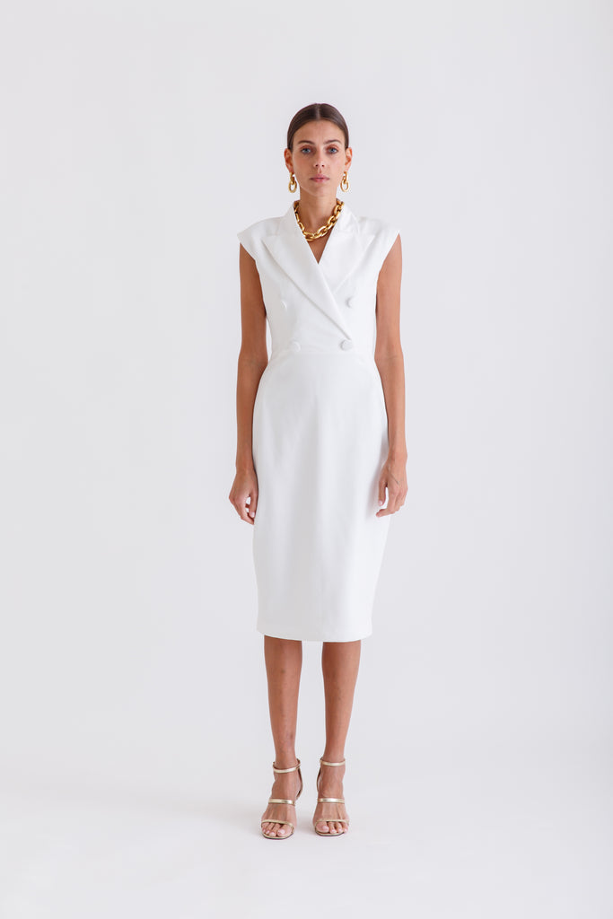 Tuxedo dress – Rue15 by Muneera Al Majed