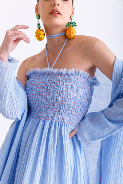 The Bisht(Blue)