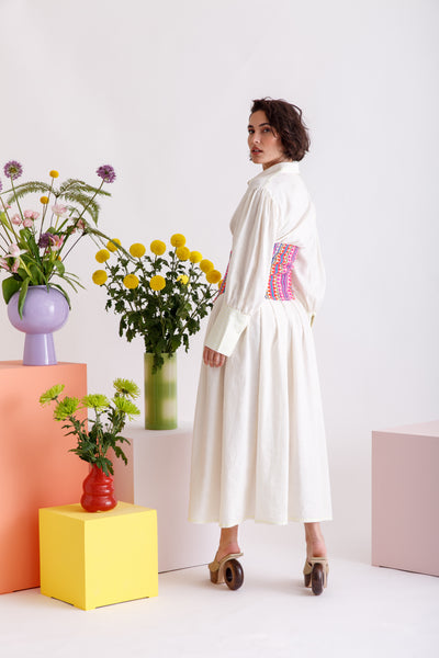 Neon corset kaftan